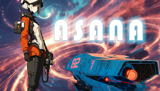 Official ASANA Visual Novel promotional artwork by solo developer Testudo