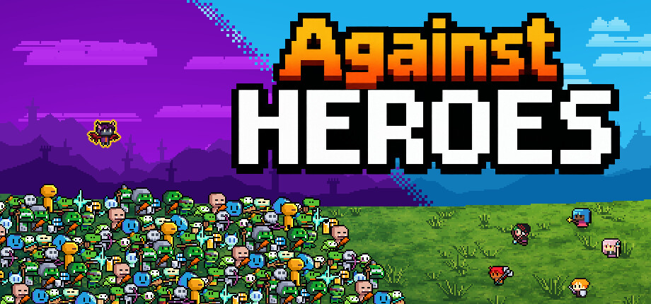 Official Against Heroes key art showing the Demon Lord's monster army