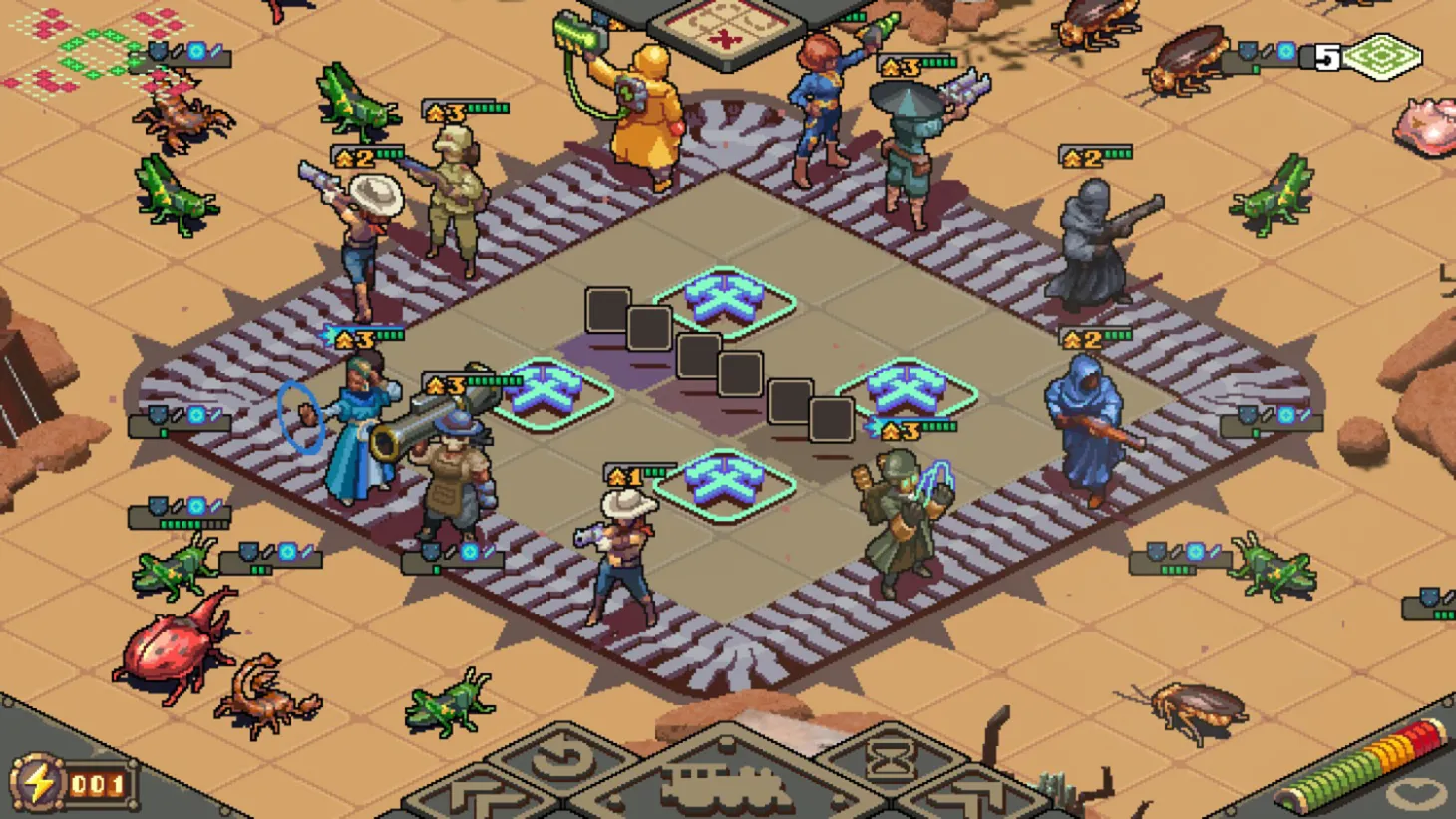 Australia Did It official tactical gameplay screenshot with units defending a station