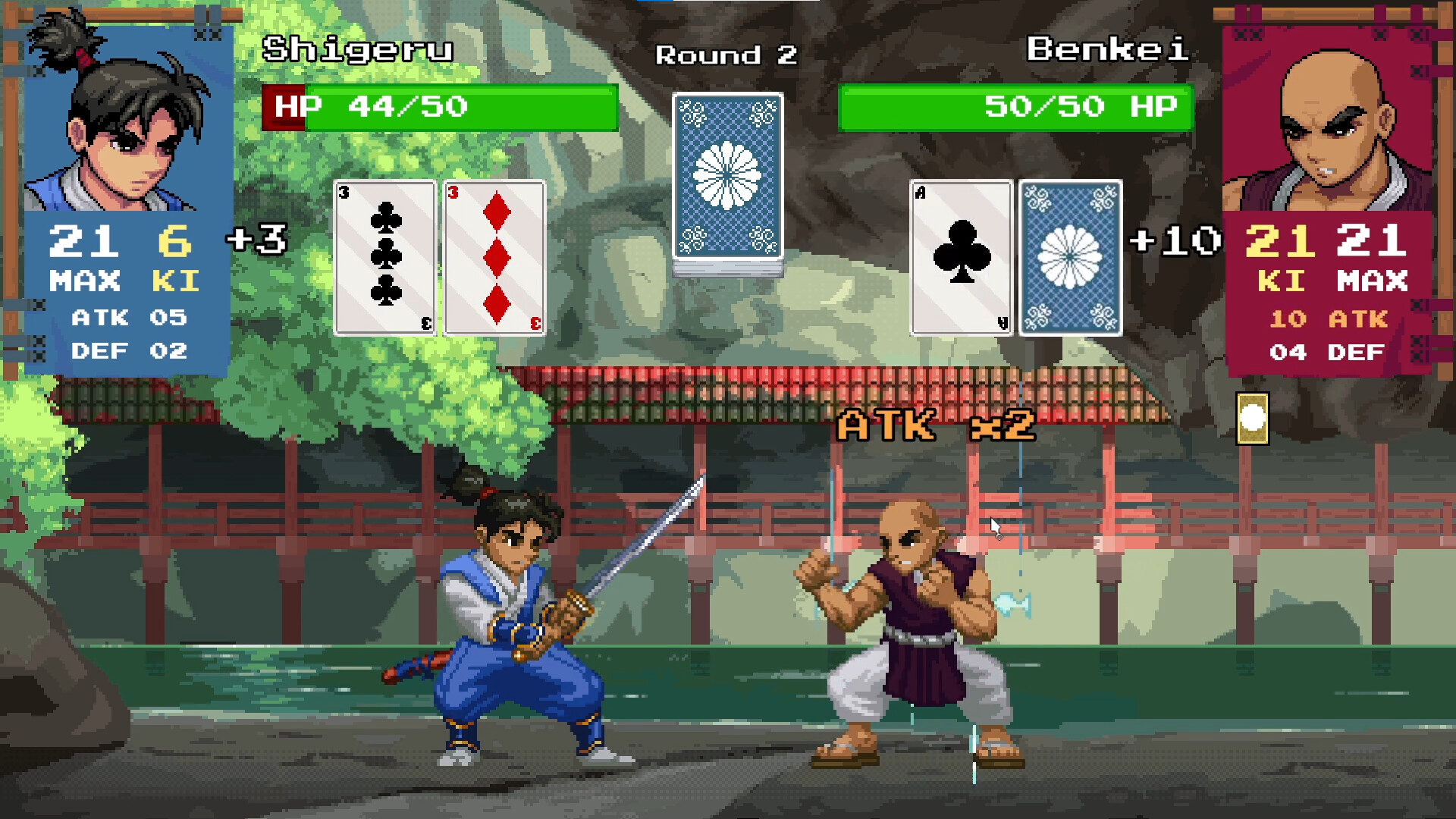 Official Burakku Jakku Samurai gameplay screenshot from PixelScale's Steam listing