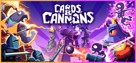 Official Steam promotional artwork for Cards & Cannons