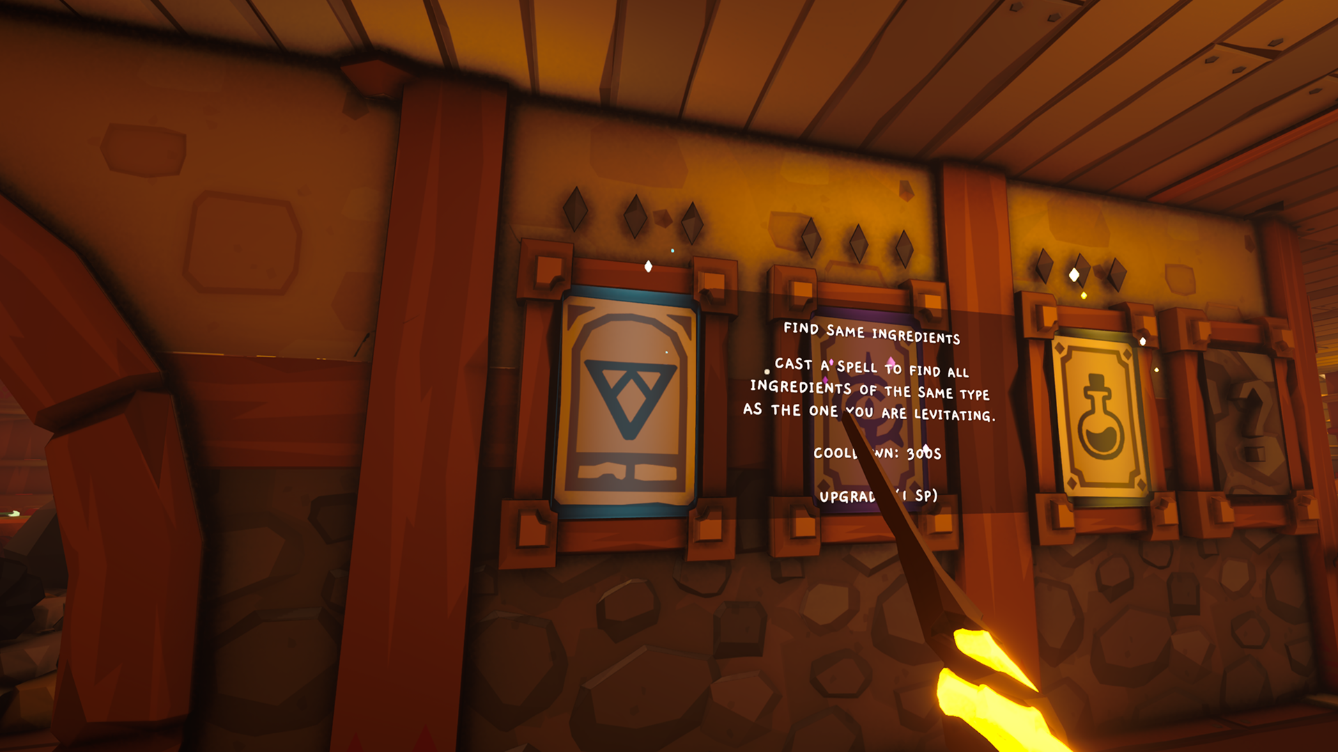 A magical ingredient-finding spell