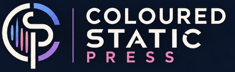 Coloured Static Press horizontal wordmark and emblem