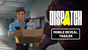 Dispatch official mobile reveal illustration featuring the protagonist Robert Robertson