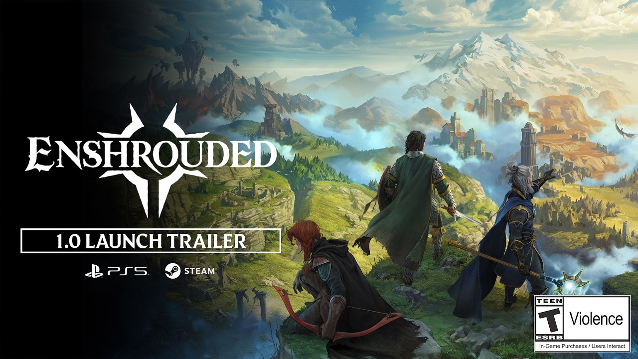 Enshrouded 1.0 official launch trailer still from Keen Games