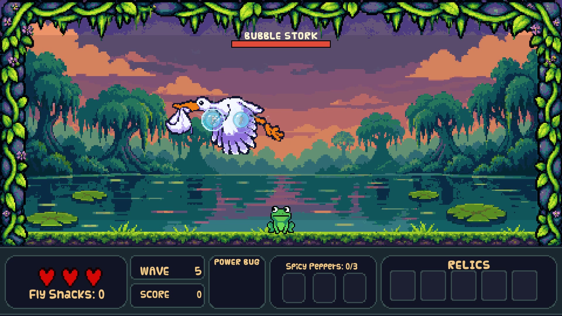 Original FrogPop public demo gameplay screenshot
