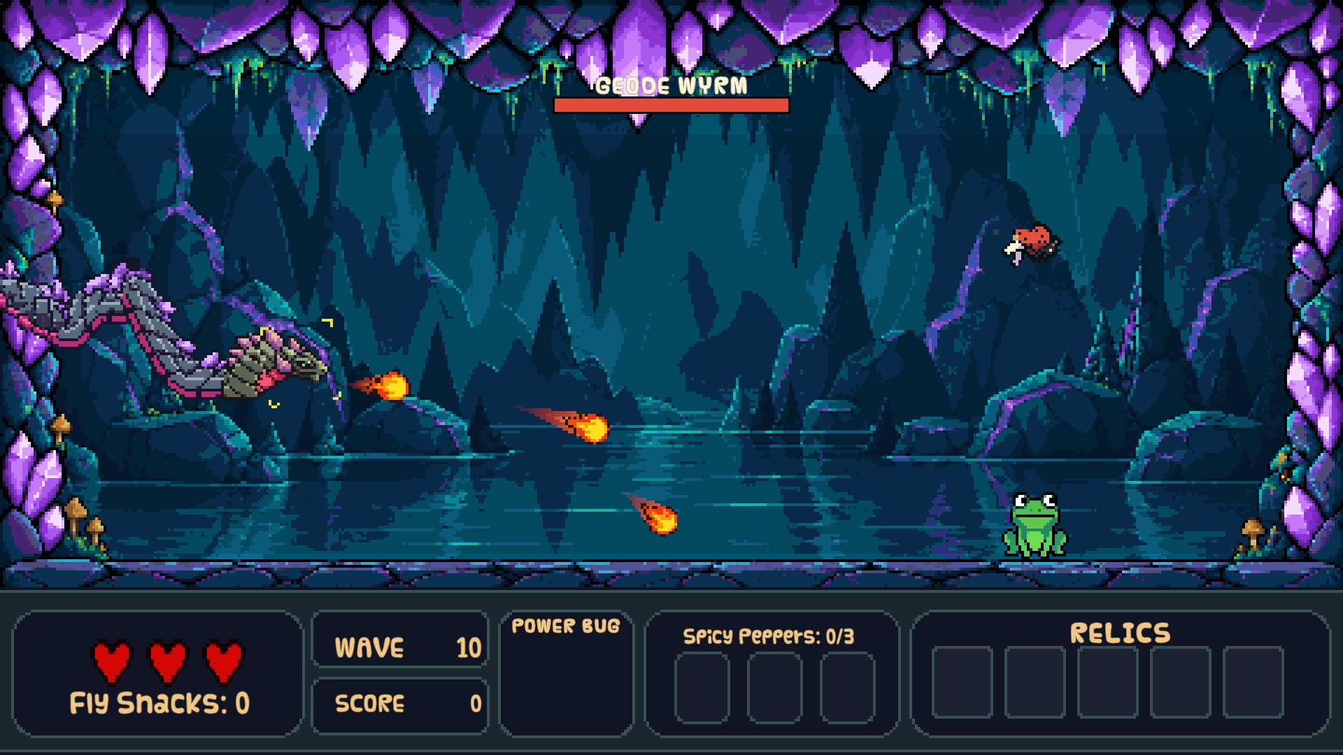 Original FrogPop public demo gameplay screenshot