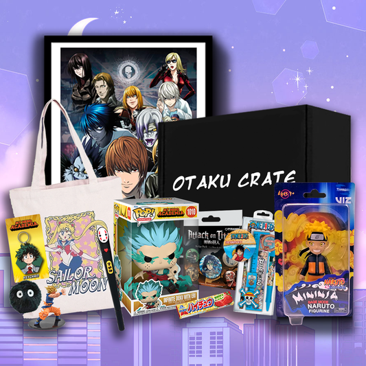 Official promotional example of Geek Crate anime and manga merchandise