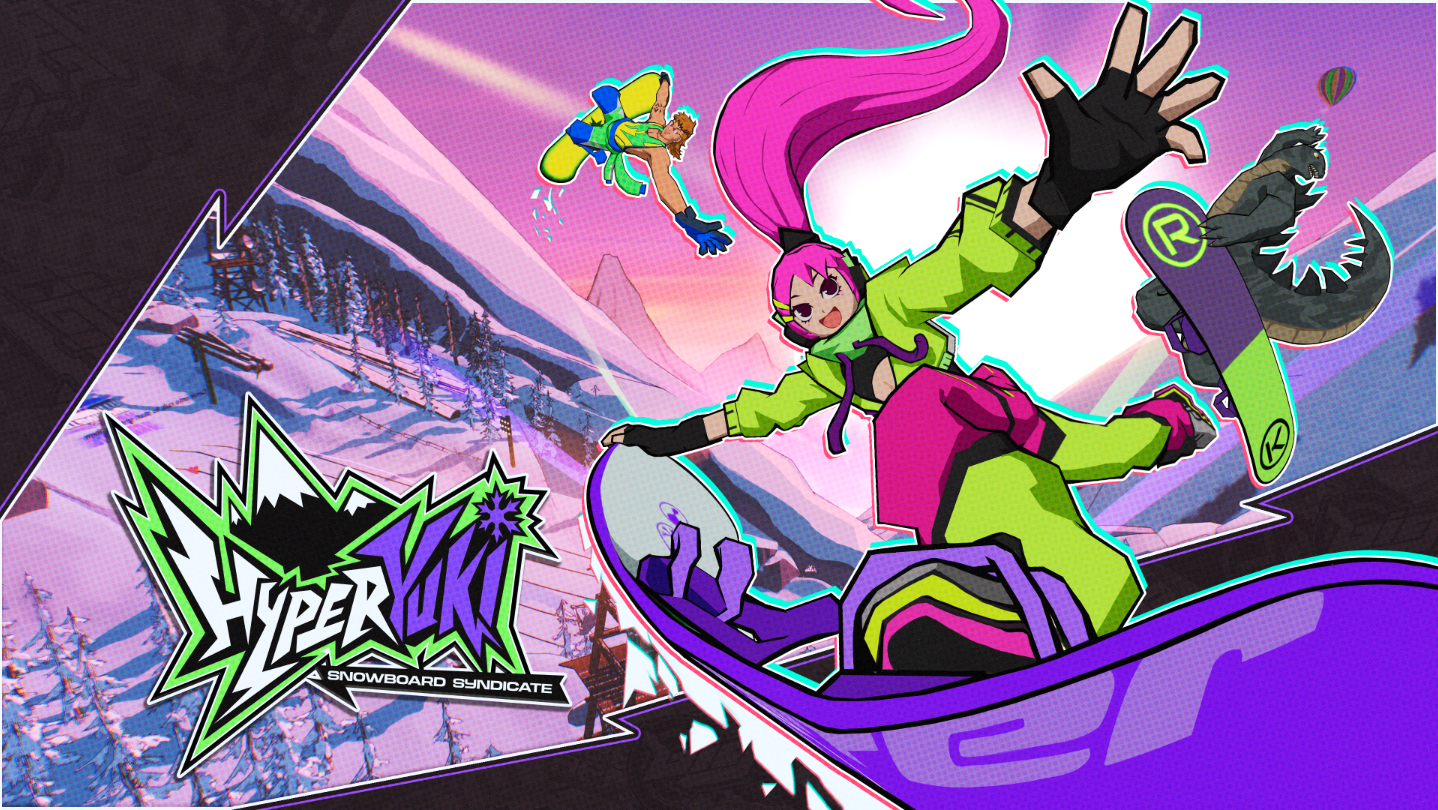 Official HYPERyuki Snowboard Syndicate snowboarding scene, Wabisabi Games and Acclaim