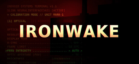 Official Steam promotional artwork for IRONWAKE