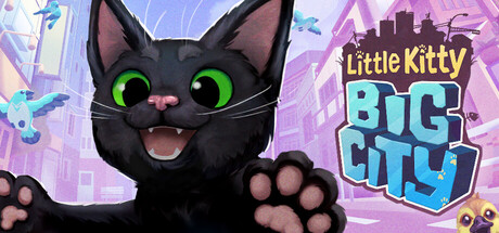 Official Little Kitty, Big City Steam promotional artwork (developer/publisher)