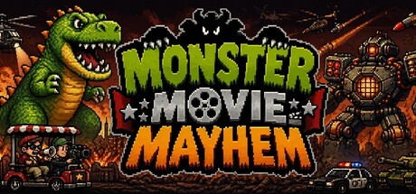 Official Monster Movie Mayhem artwork from HaddyForge