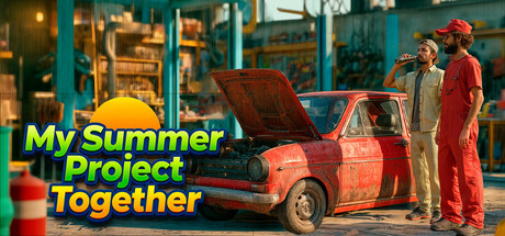 Official Steam promotional artwork for My Summer Project Together