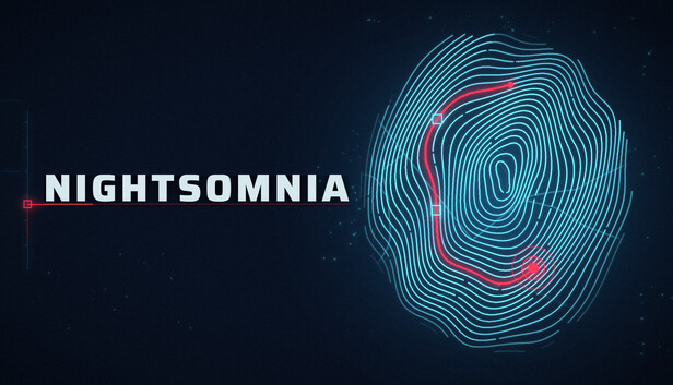 NIGHTSOMNIA official fingerprint-themed promotional key artwork