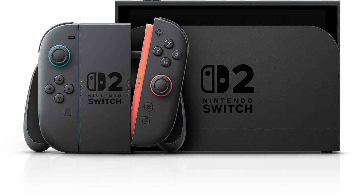 Official Nintendo Switch 2 console, Joy-Con 2 controllers and dock