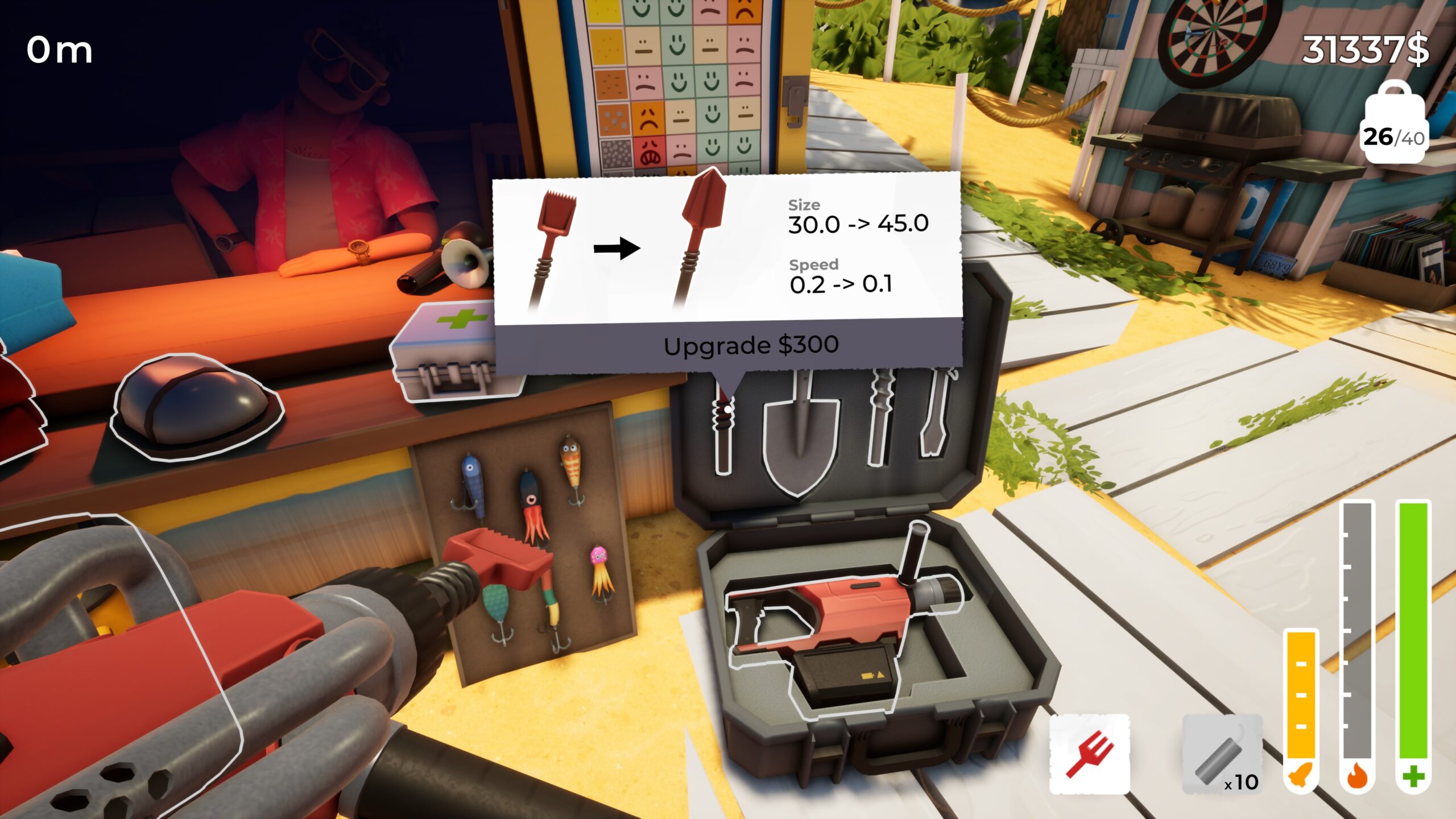 Official screenshot from A Game About Digging a Hole Together