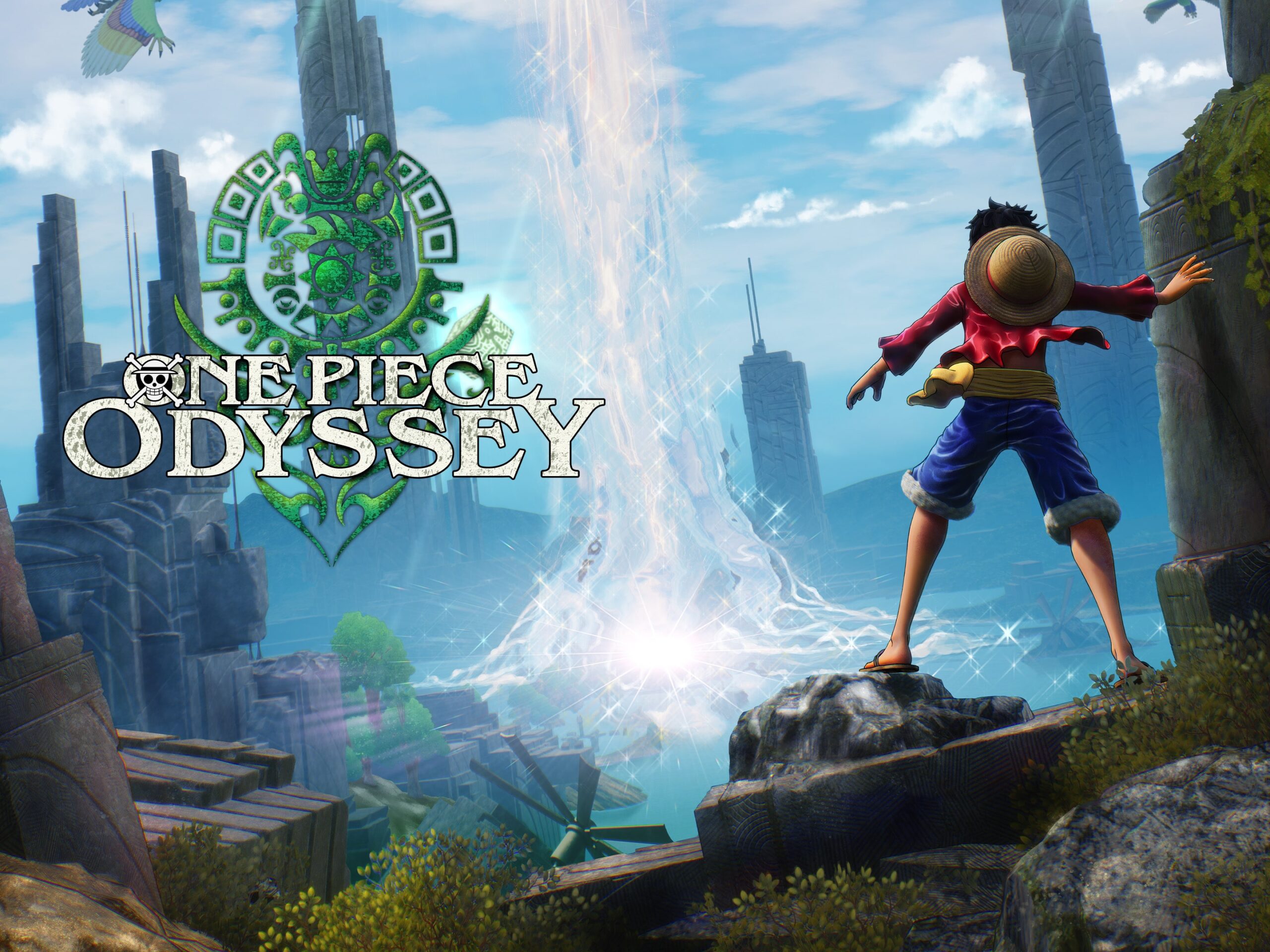 One Piece Odyssey official promotional artwork featuring Luffy