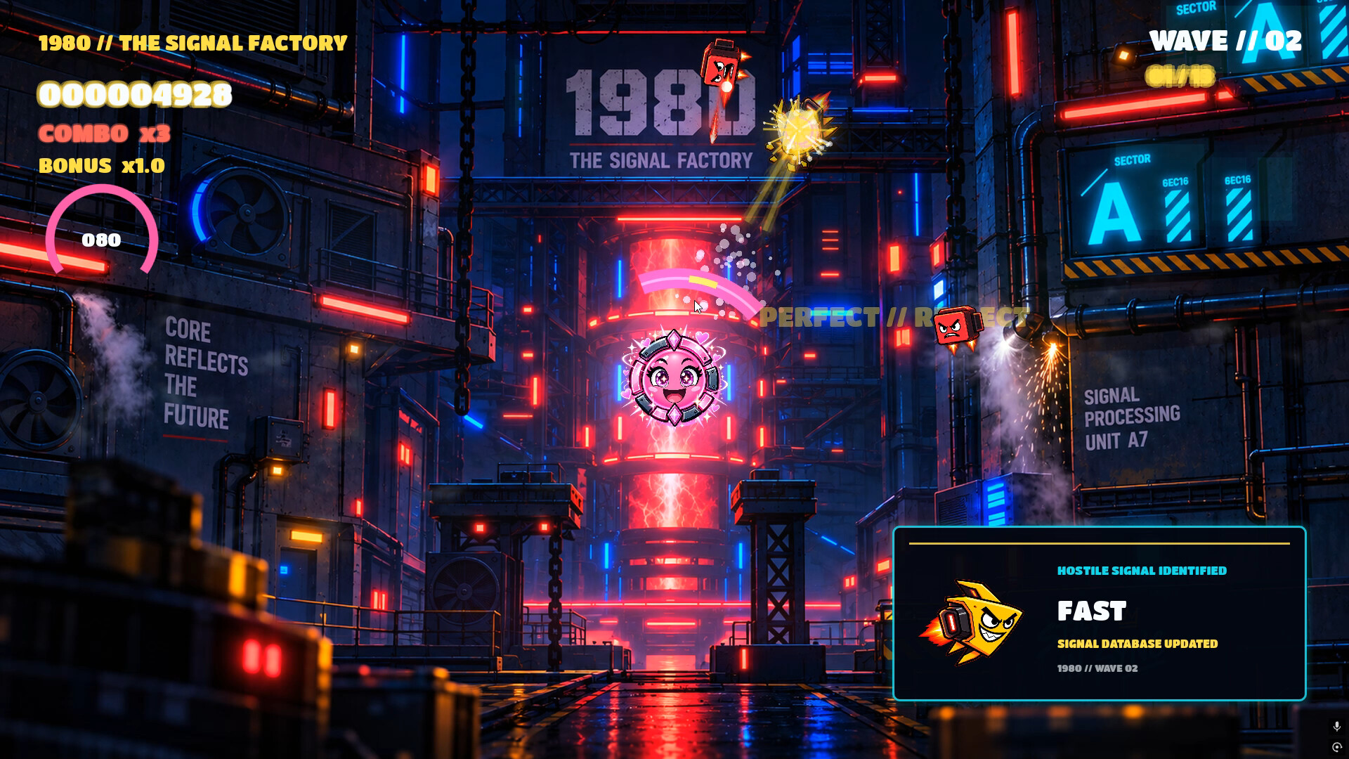 Official REFLECT89 gameplay screenshot from EiSee Games