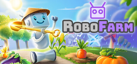Official Steam promotional artwork for RoboFarm