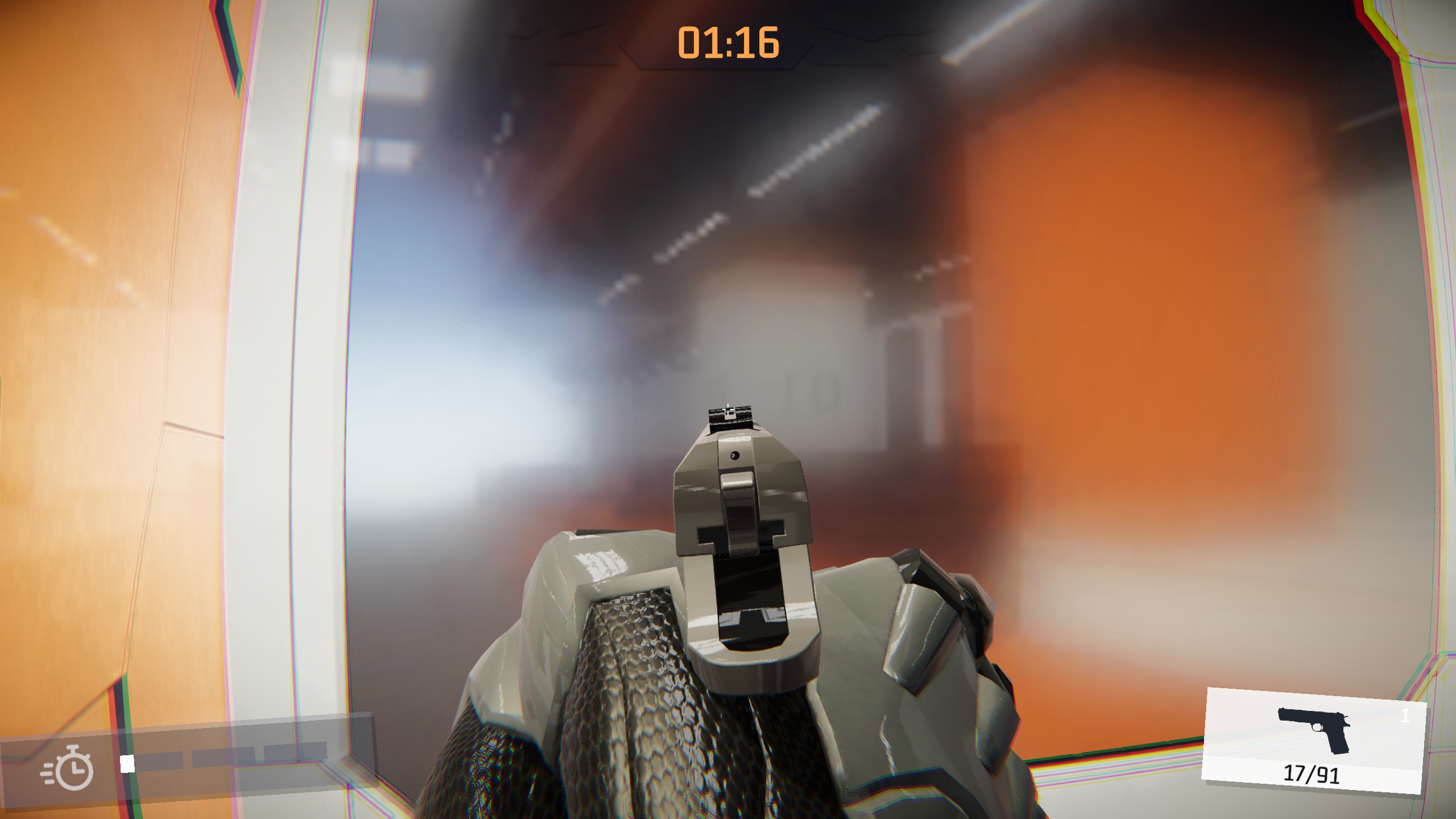 Second Zero first-person shooting and aiming