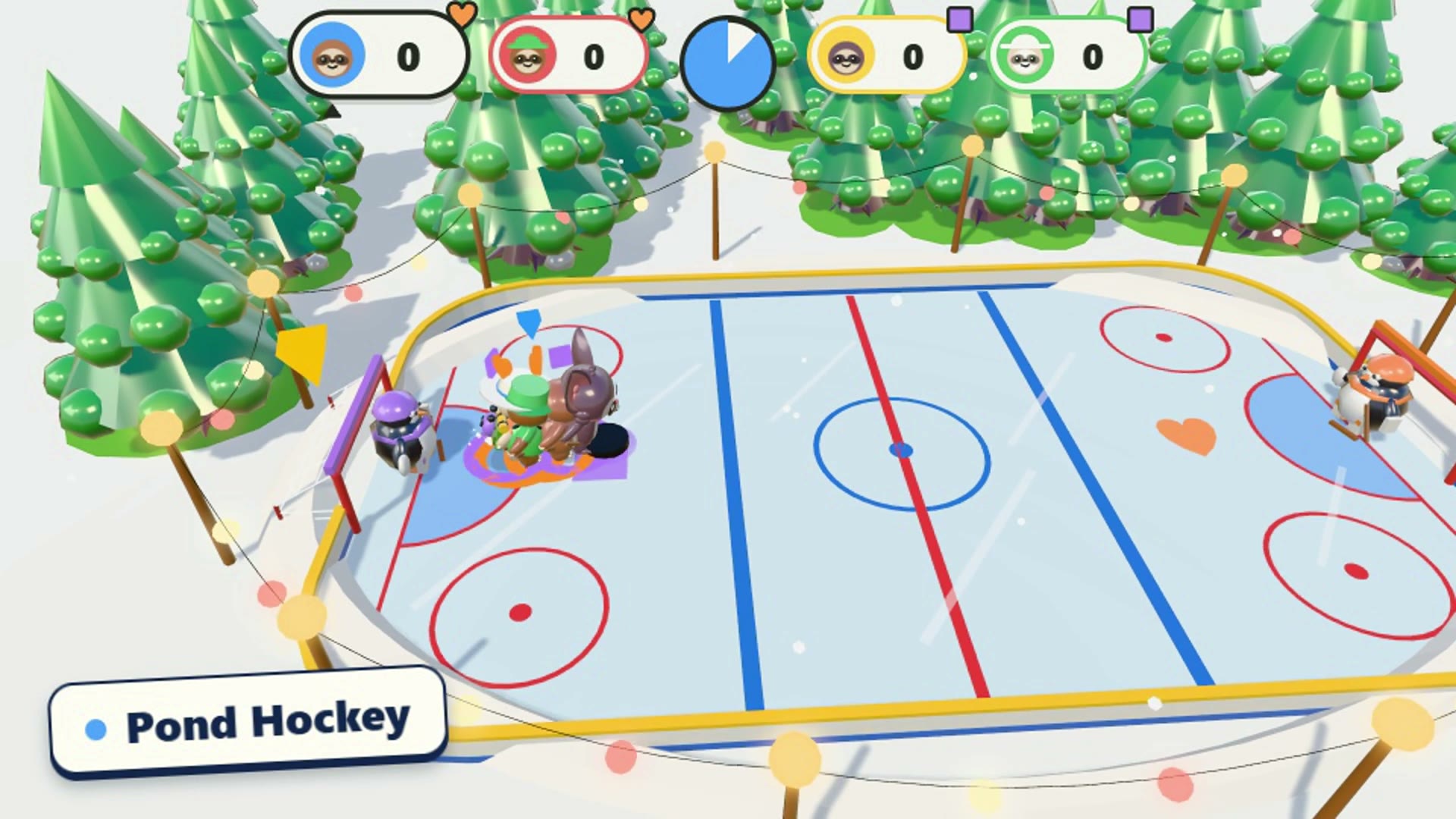 Official screenshot of Sloth Jam Pond Hockey