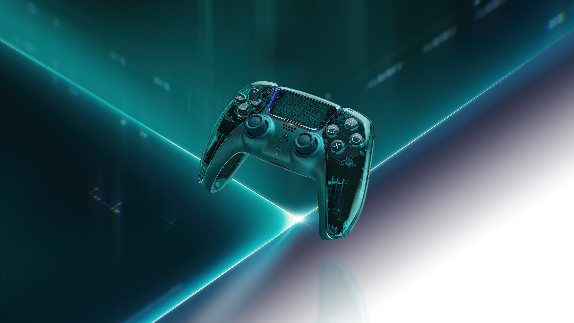 Emerald Green see-through Sony DualSense controller