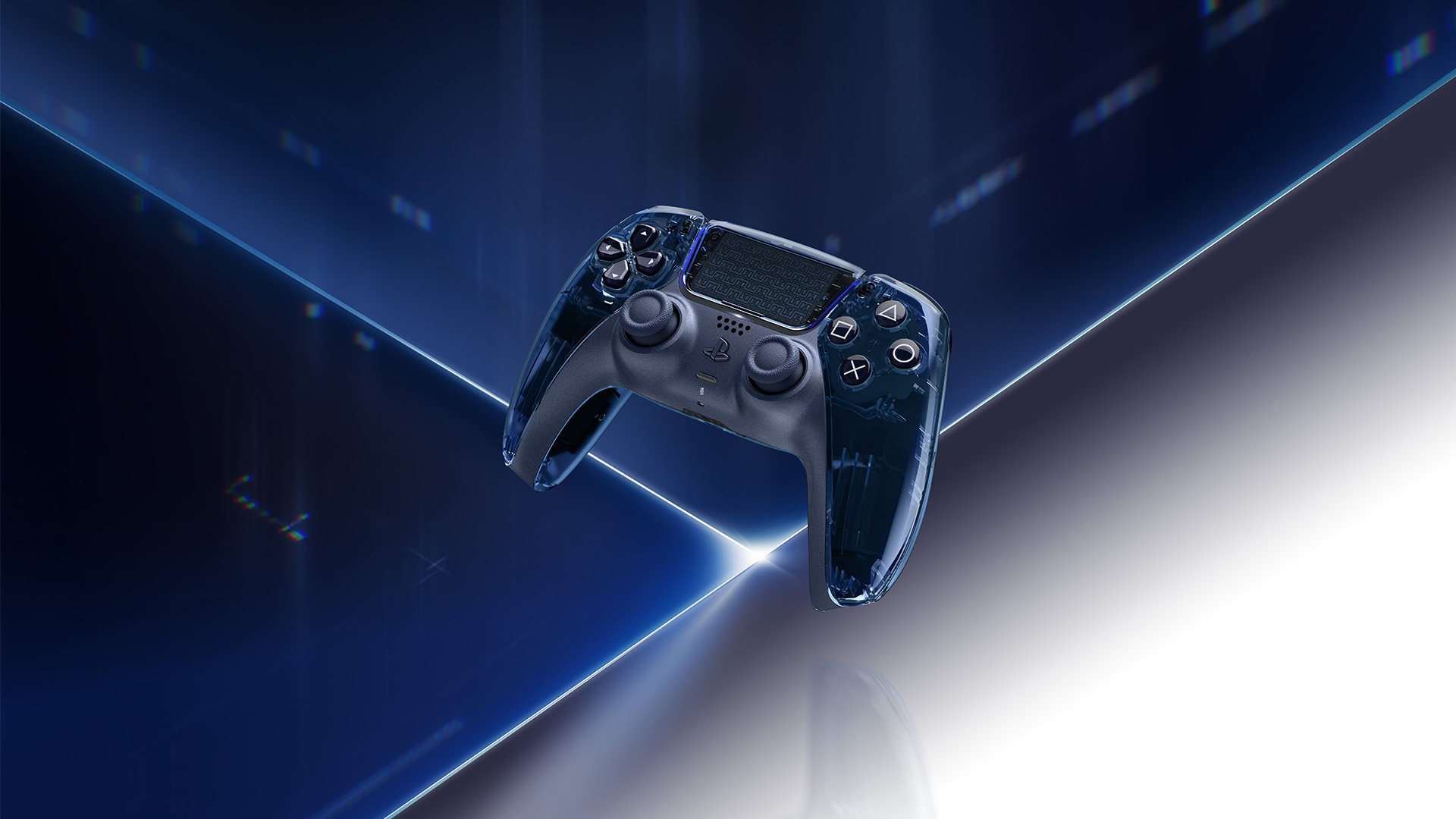 Graphite Gray see-through Sony DualSense controller