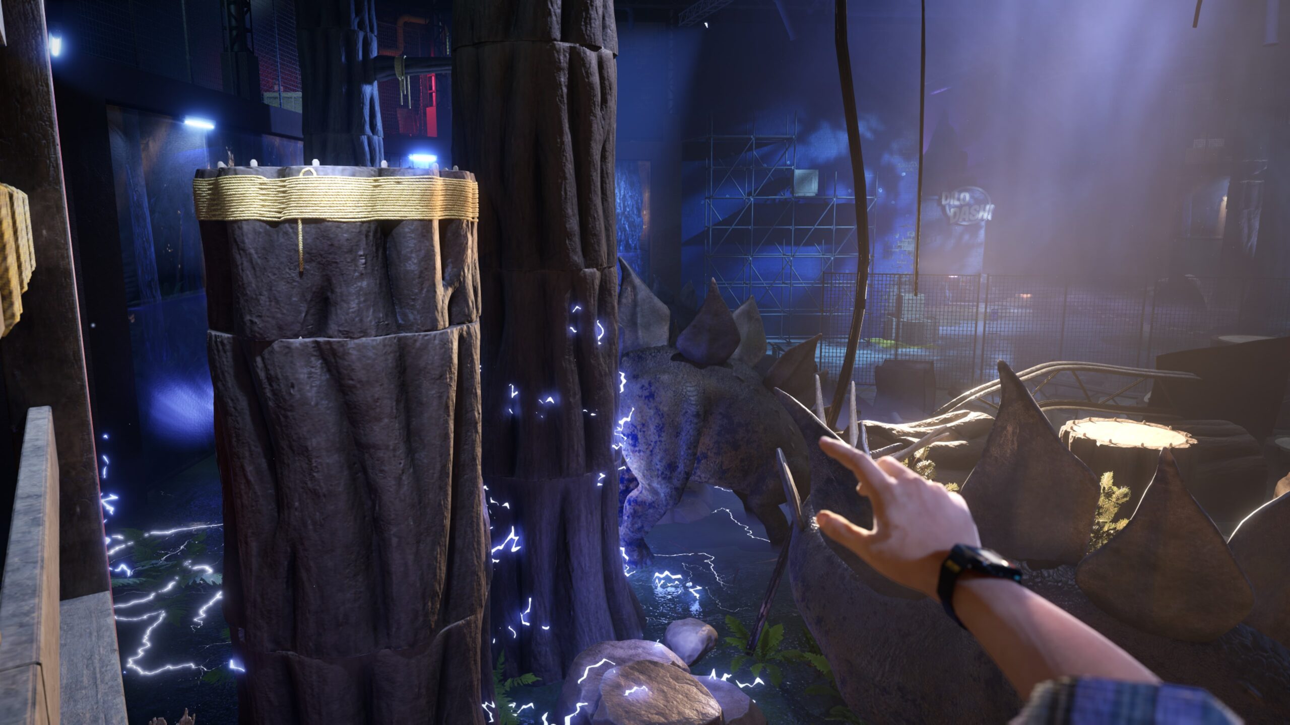 Official Terrible Lizards first-person parkour screenshot