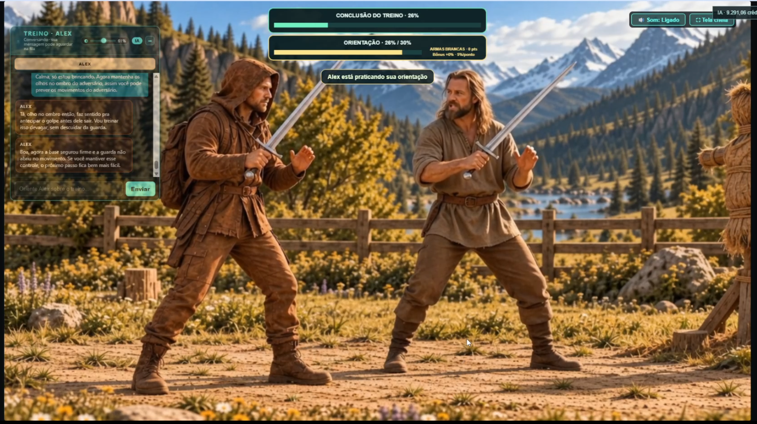 V.E.T.O.R — A Ruptura training and conversation screenshot