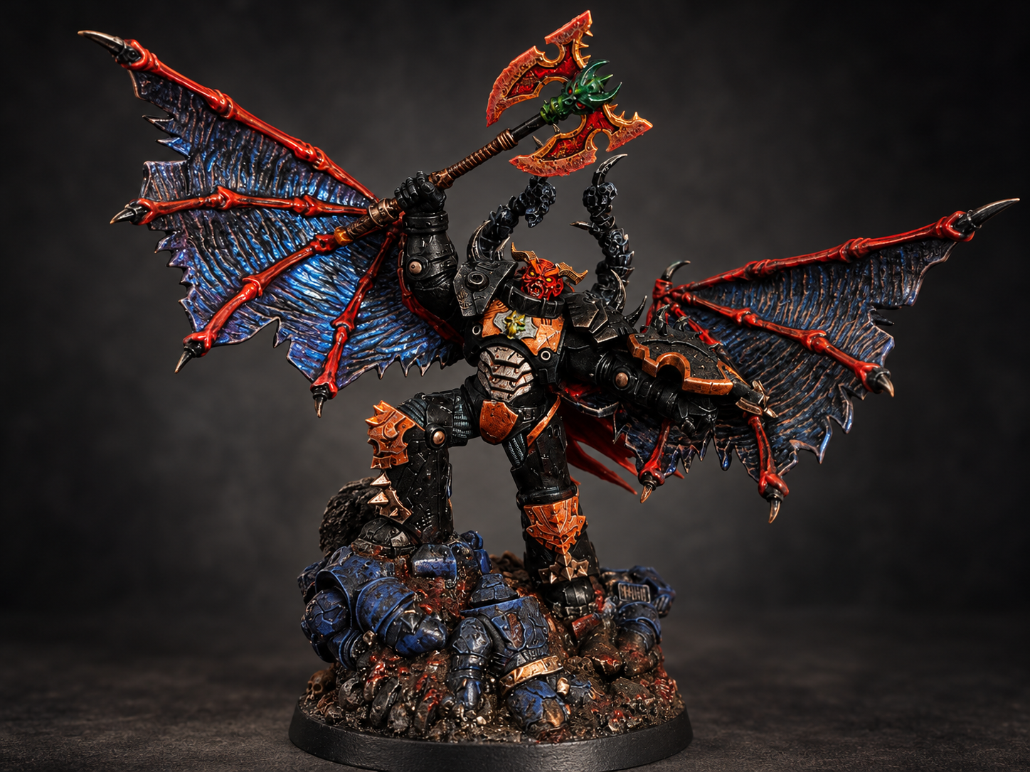 Winged warrior, from The Painting Desk miniature gallery